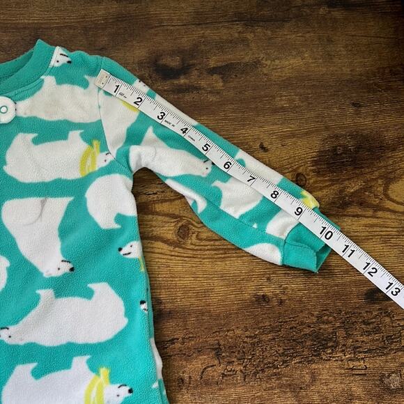 5 for $20 Carter’s Thick Polar Bear Zip Up Footsie - Picture 6 of 11